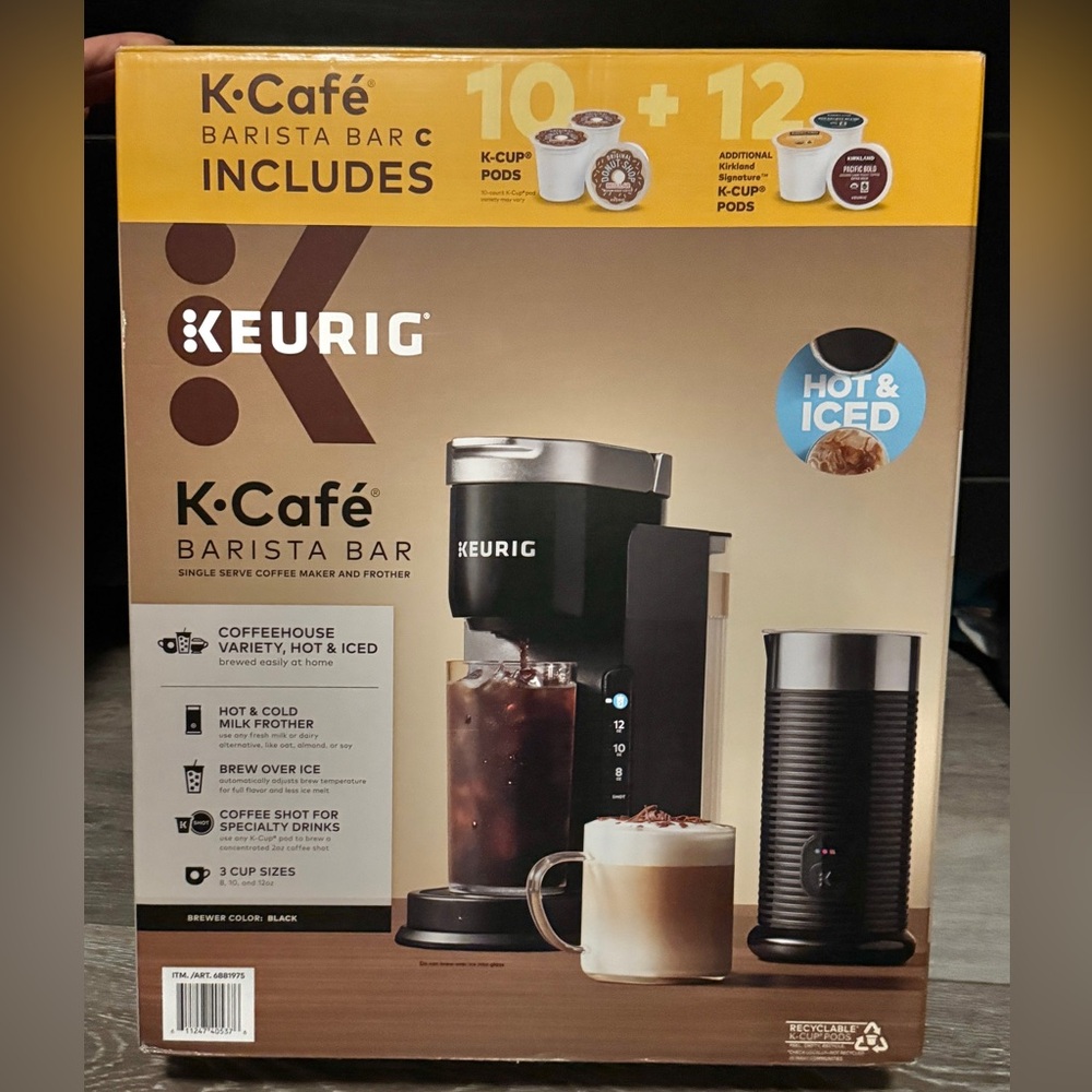 BRAND NEW, NEVER OPENED! Keurig K-Café Barista Bar Coffee Maker & Frother